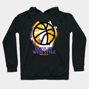 Dunkin' with style graffiti basketball ball Hoodie